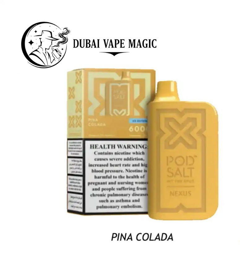 Pod Salt Nexus 6000 Puffs Disposable  Dubai Vape Magic
