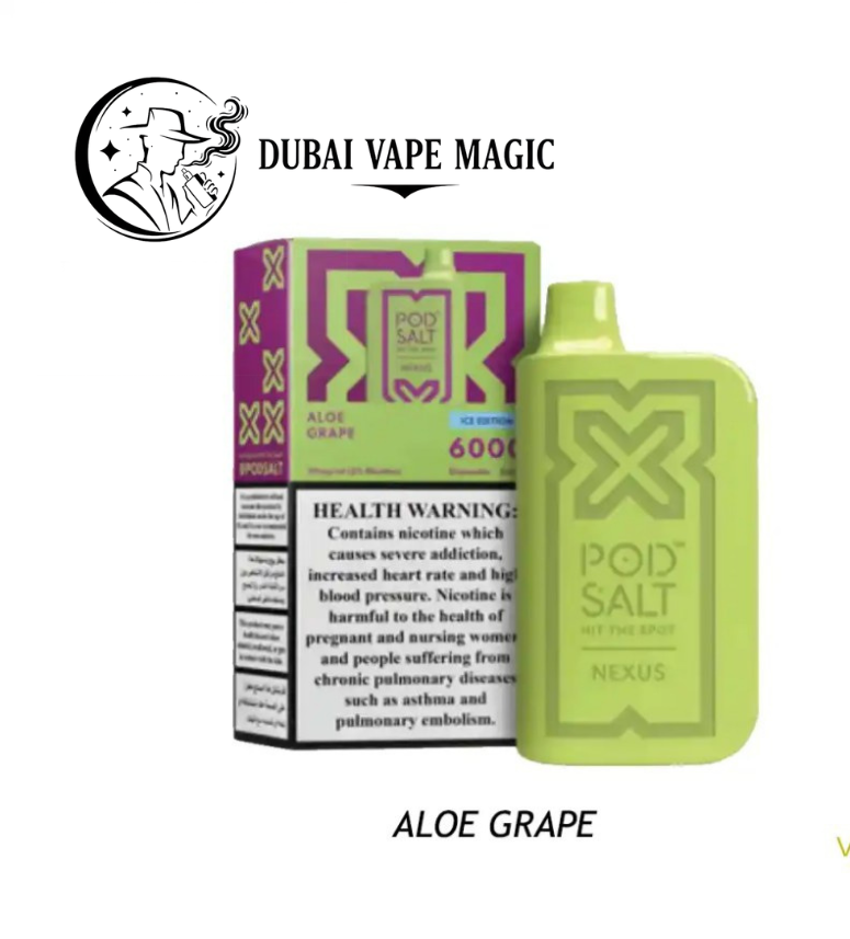 Pod Salt Nexus 6000 Puffs Disposable  Dubai Vape Magic
