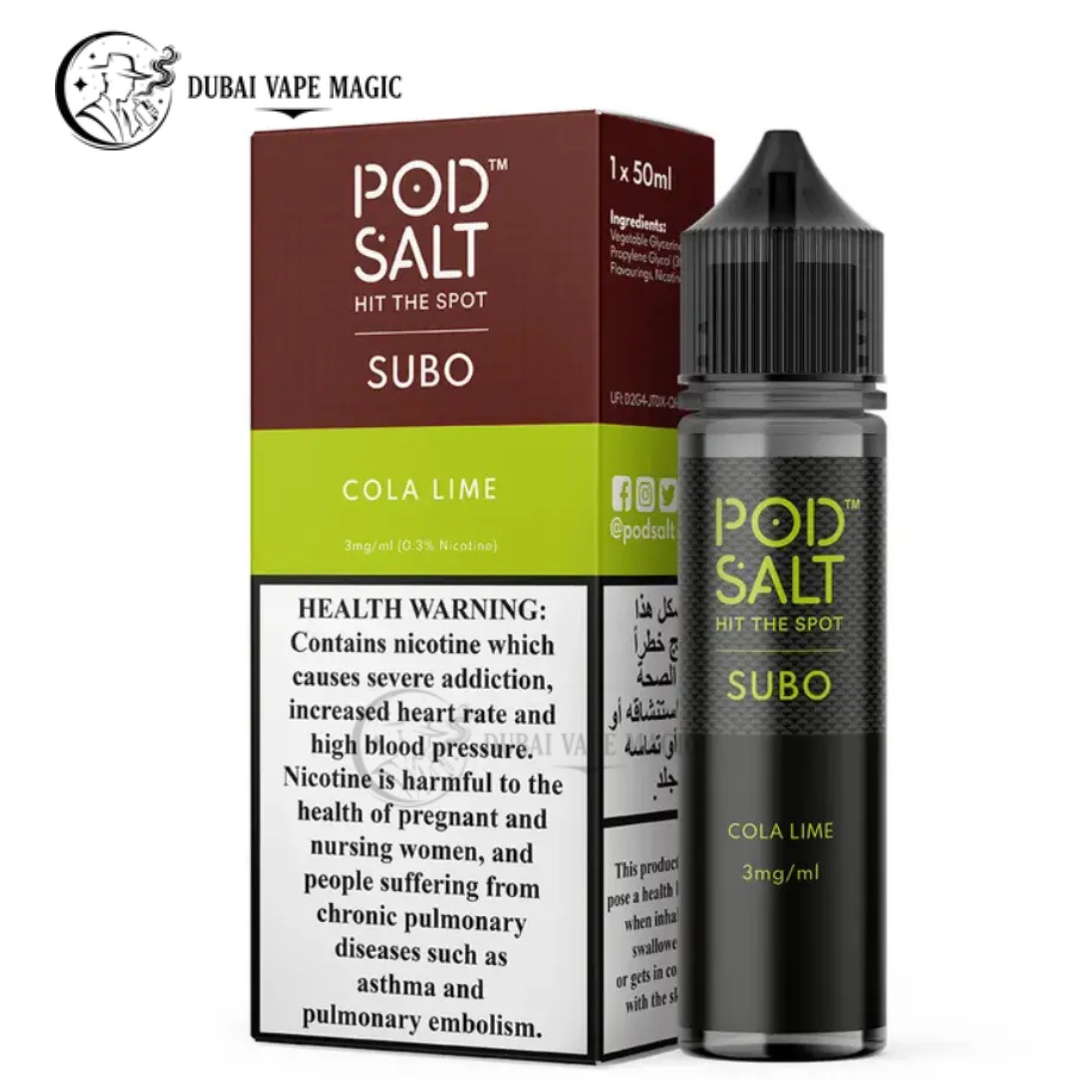 Pod Salt Subo 3mg E-Liquid (50ml) | Dubai Vape Magic