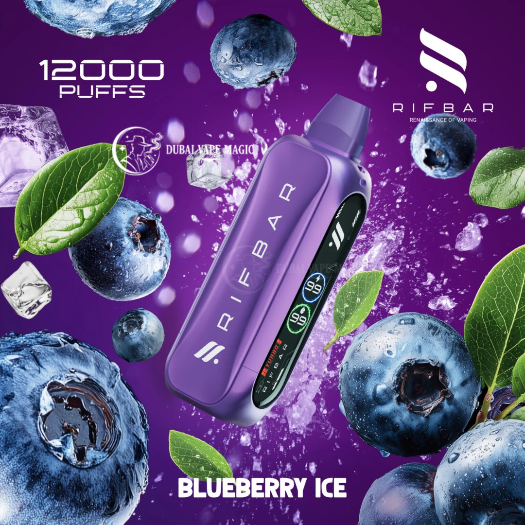 RIFBAR Turbo X Slim 12000 Puffs 2% Vape | Dubai Vape Magic