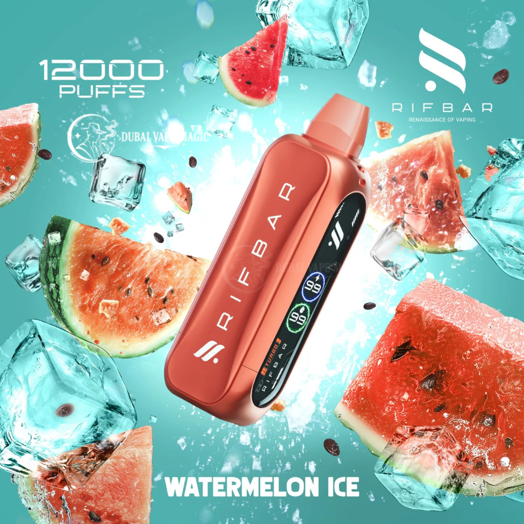 RIFBAR Turbo X Slim 12000 Puffs 2% Vape | Dubai Vape Magic