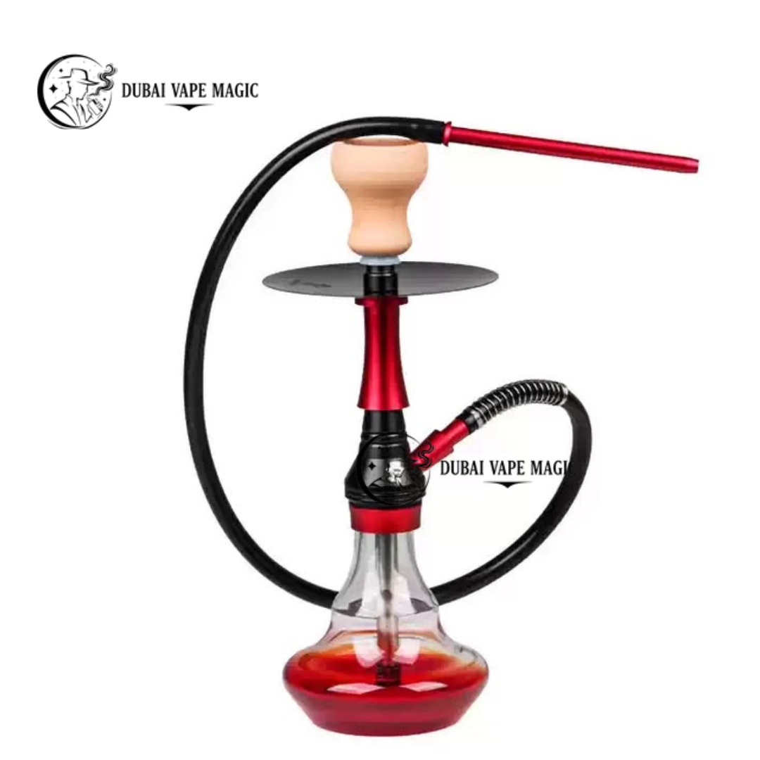 RichMan RM-SAH002 Red Shisha Hookah Set | Buy Dubai Vape Magic