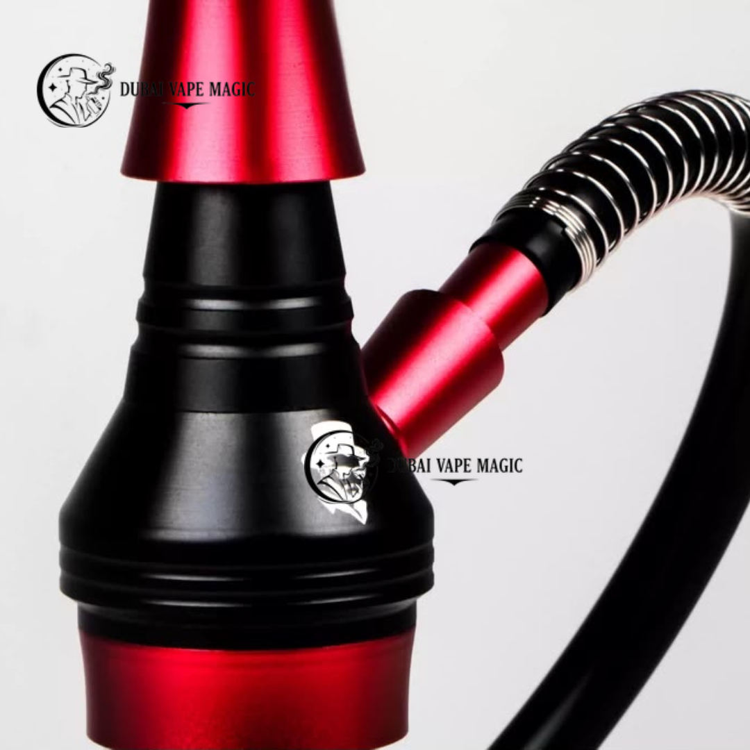 RichMan RM-SAH002 Red Shisha Hookah Set | Buy Dubai Vape Magic