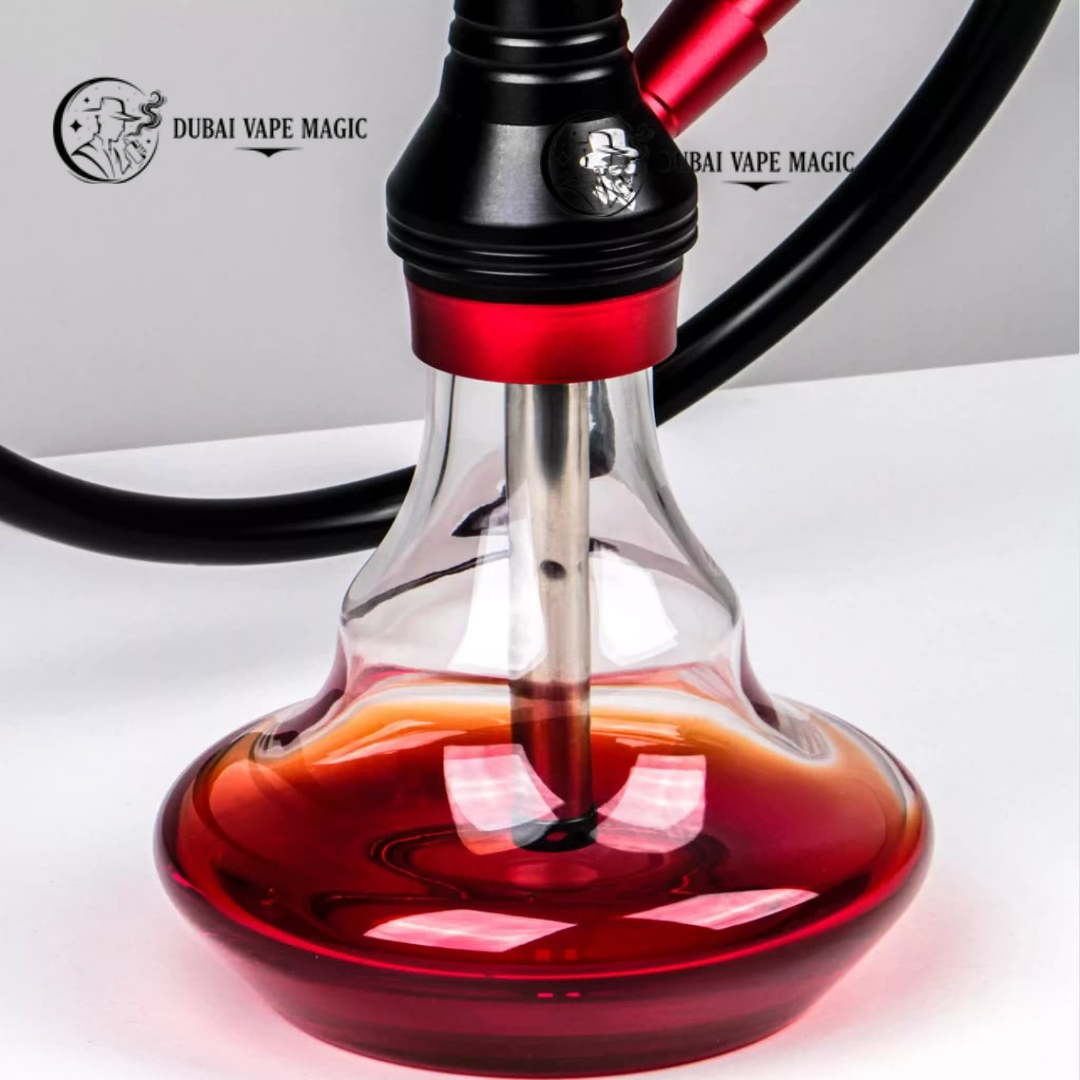 RichMan RM-SAH002 Red Shisha Hookah Set | Buy Dubai Vape Magic
