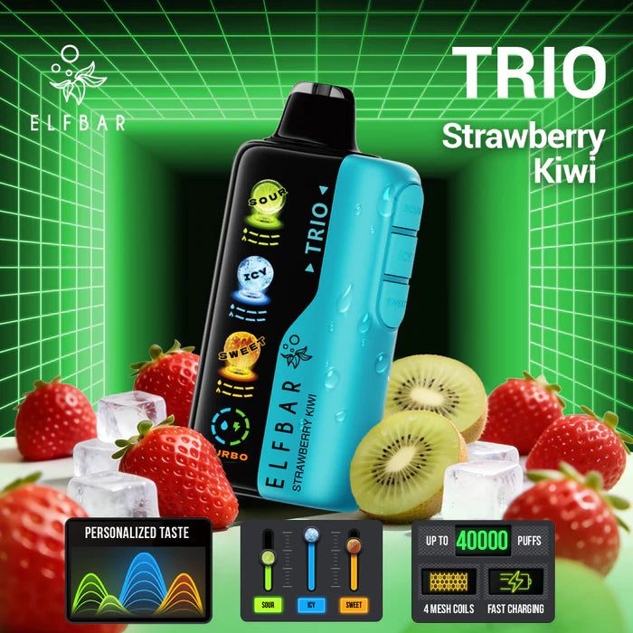 Buy ELFBAR TRIO 40000 Puffs Disposable Vape in Dubai