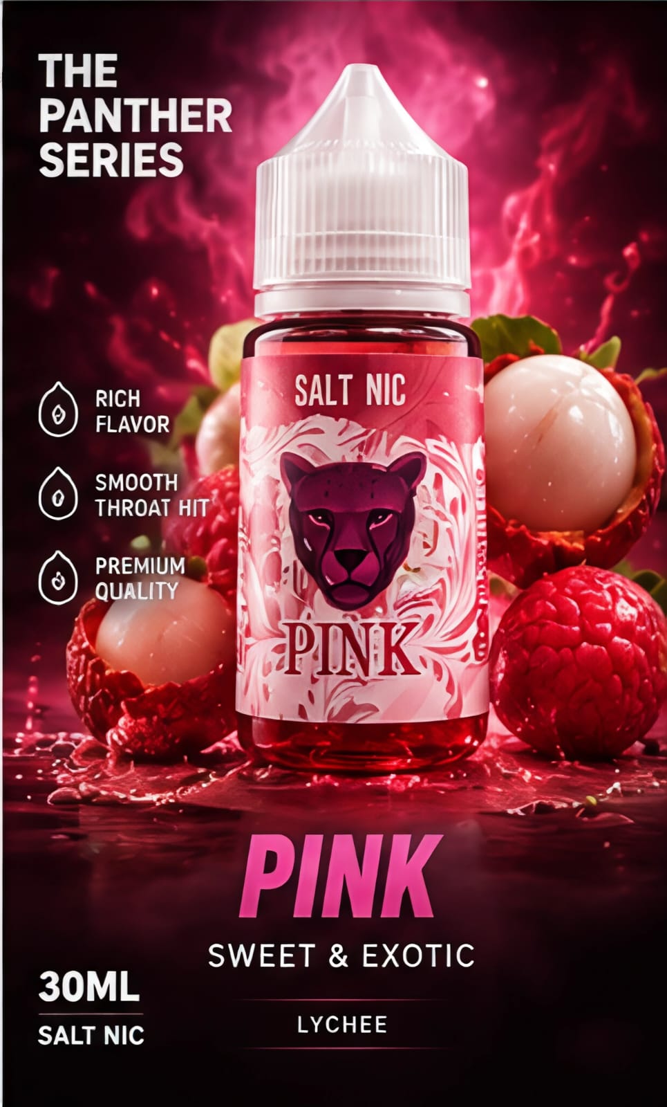The Panther Series Salt Nic 30ml Full Collection | Dubai Vape Magic