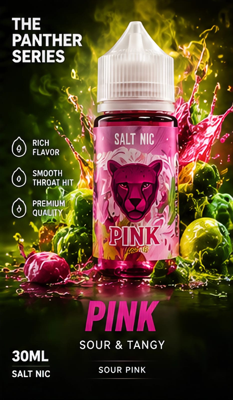 The Panther Series Salt Nic 30ml Full Collection | Dubai Vape Magic