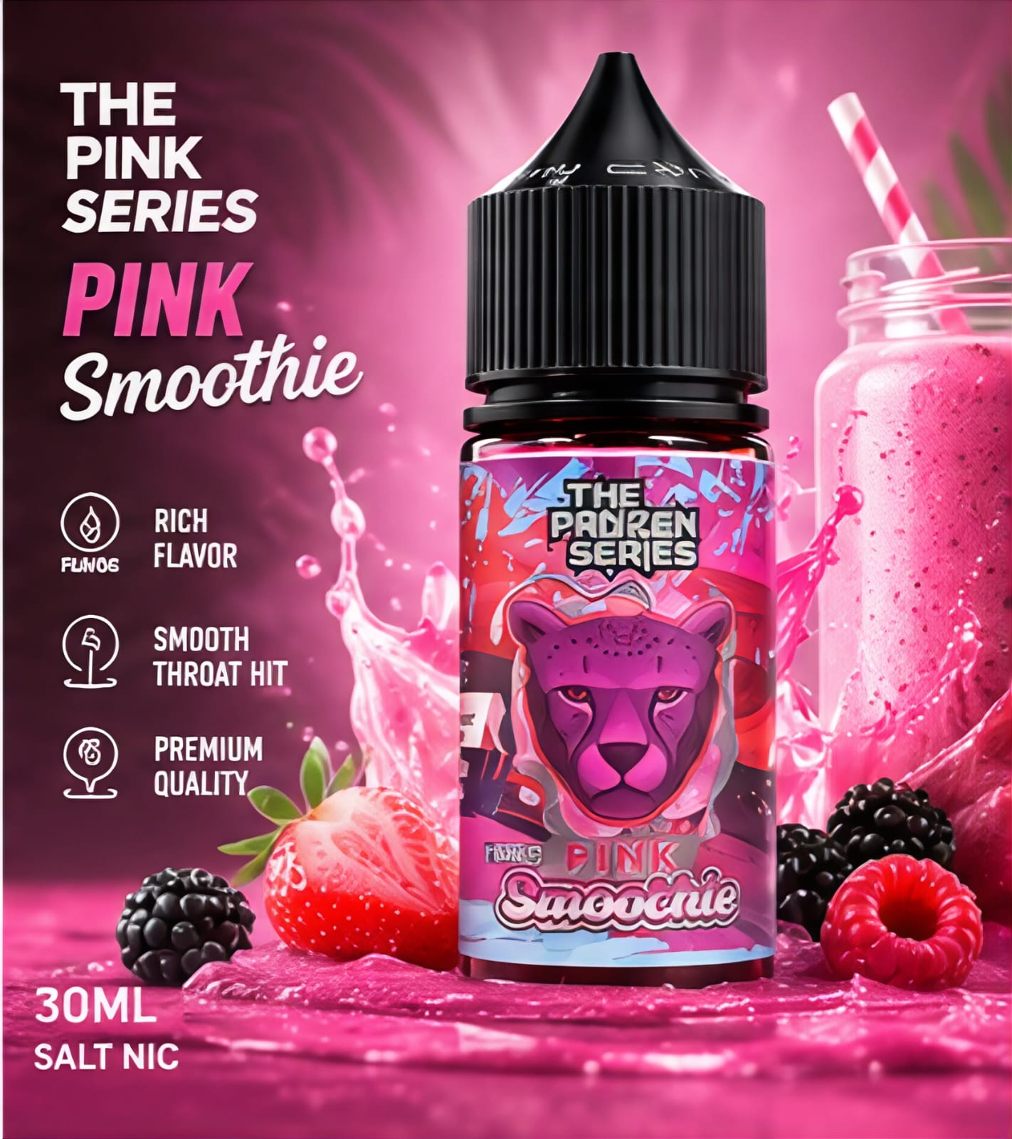 The Panther Series Salt Nic 30ml Full Collection | Dubai Vape Magic