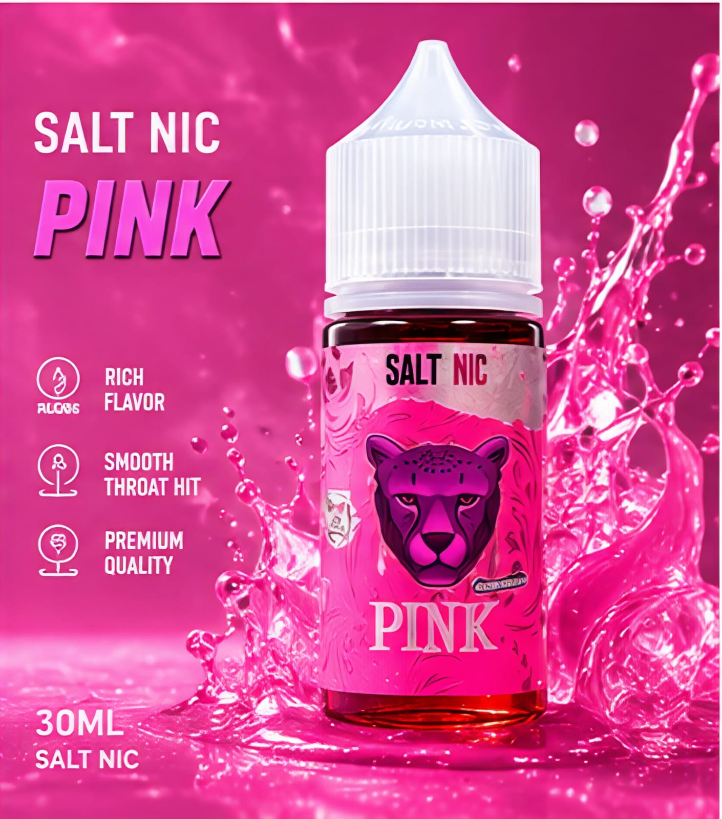 The Panther Series Salt Nic 30ml Full Collection | Dubai Vape Magic