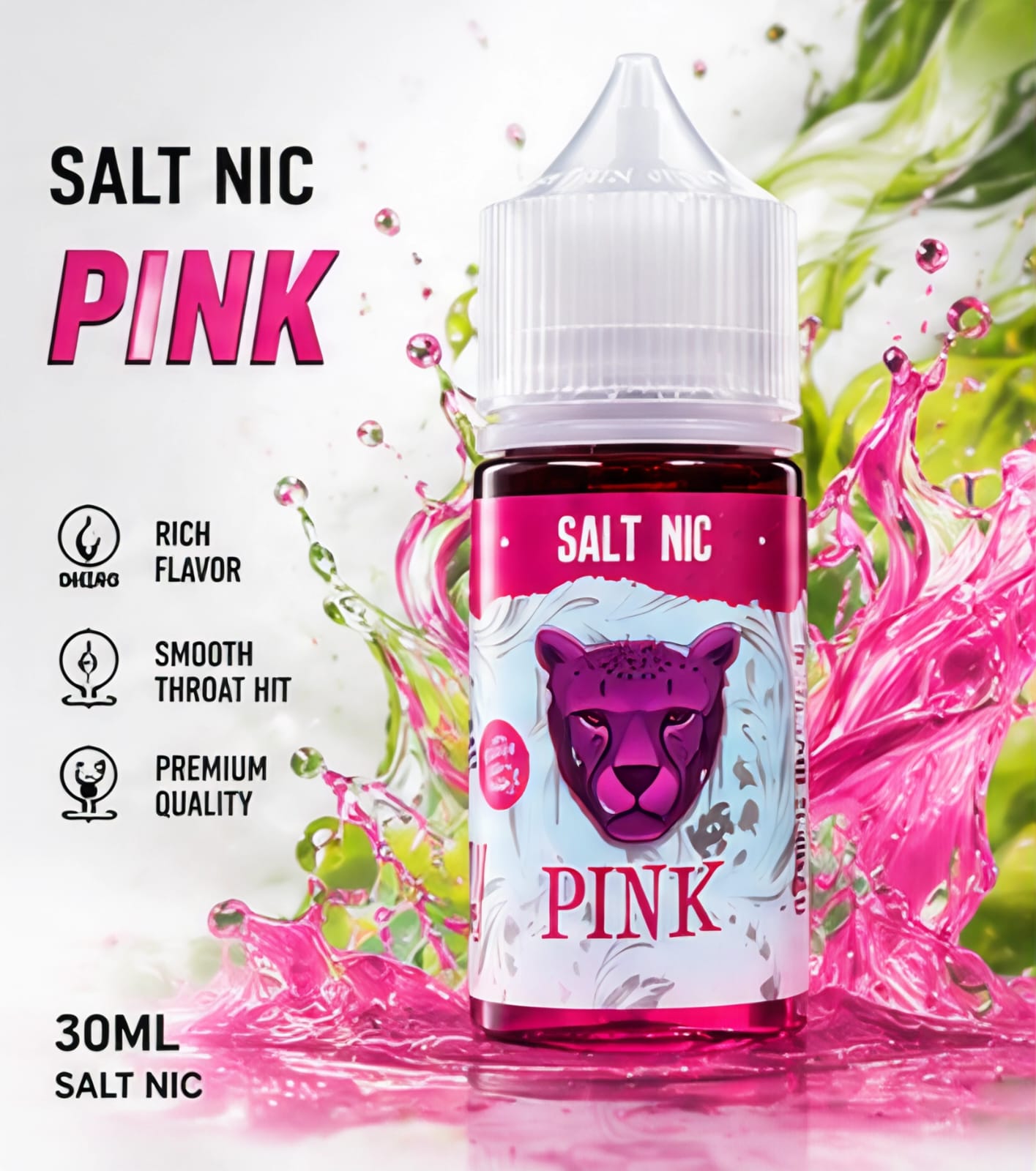 The Panther Series Salt Nic 30ml Full Collection | Dubai Vape Magic