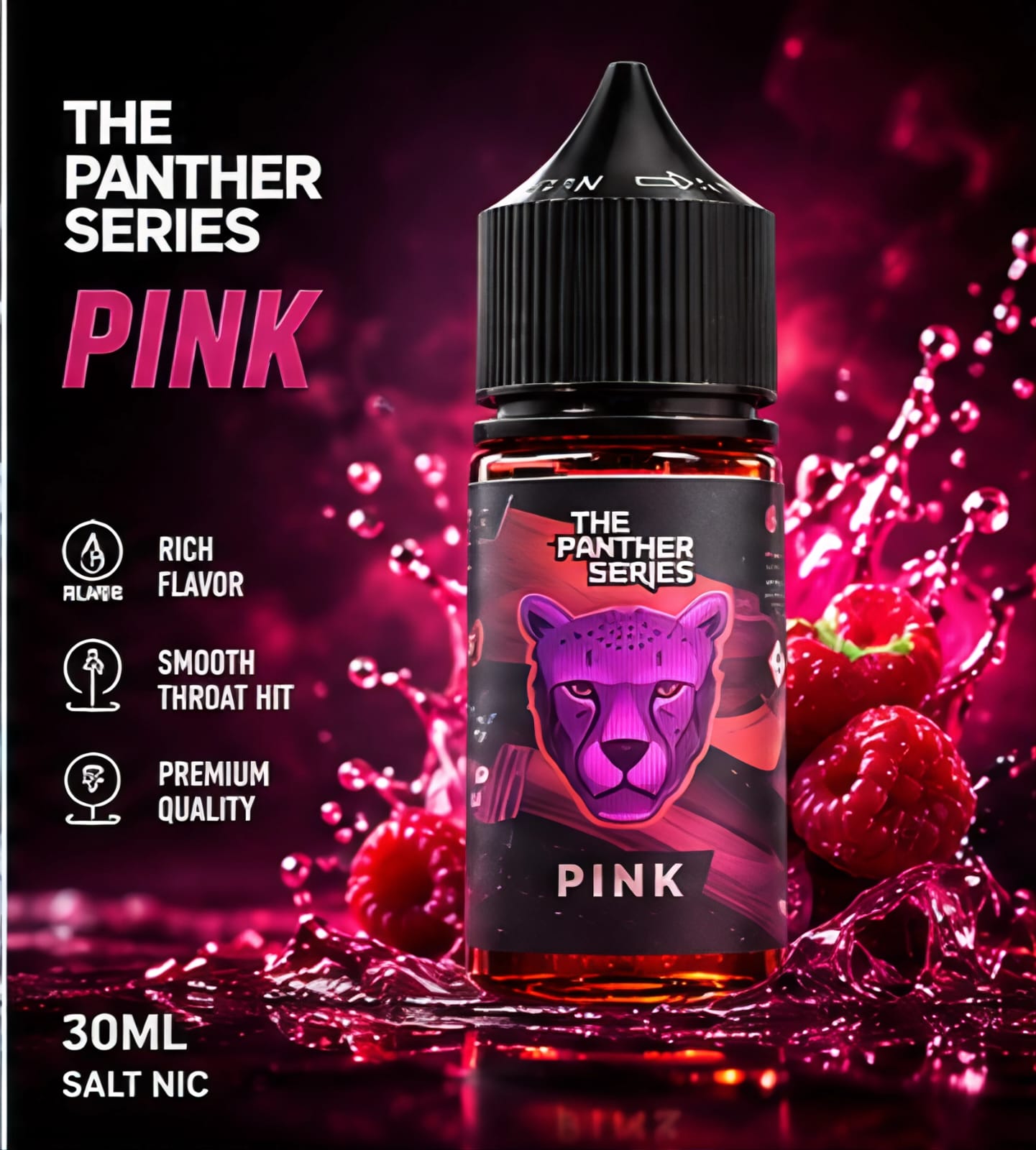 The Panther Series Salt Nic 30ml Full Collection | Dubai Vape Magic