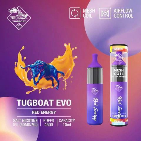 Tugboat EVO 4500 Puffs Disposable Vape UAE | Fast Dubai Delivery