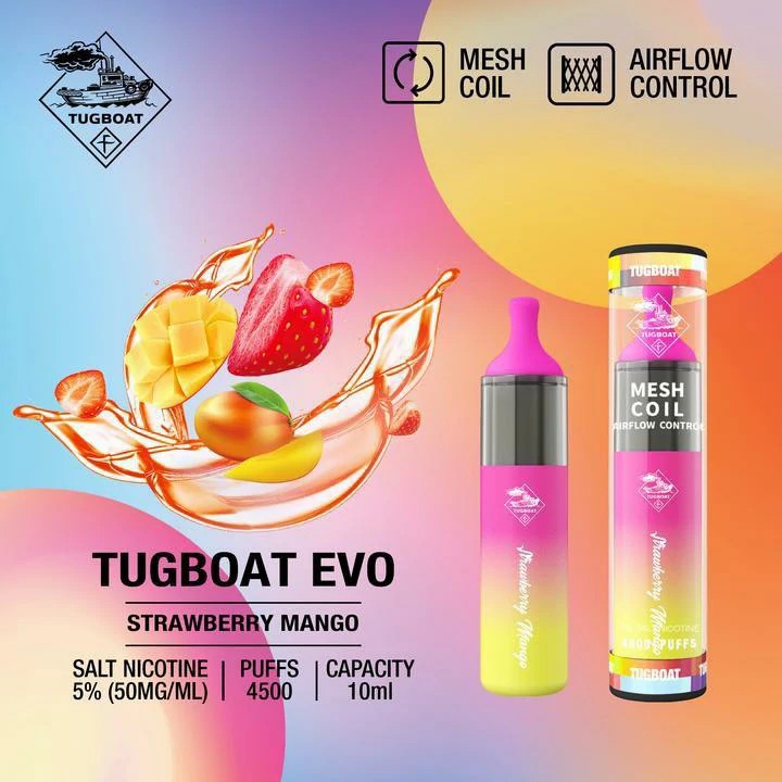 Tugboat EVO 4500 Puffs Disposable Vape UAE | Fast Dubai Delivery