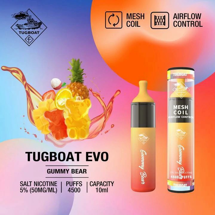 Tugboat EVO 4500 Puffs Disposable Vape UAE | Fast Dubai Delivery