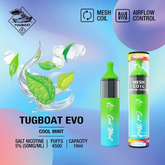 Tugboat EVO 4500 Puffs Disposable Vape UAE | Fast Dubai Delivery
