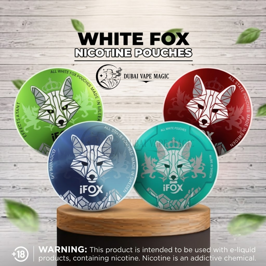 White Fox All White Slim Portion Pouches 