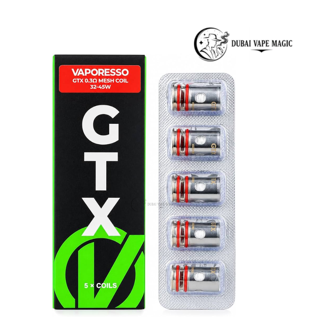 Vaporesso GTX Coils (5 Pack) | Express Delivery Dubai