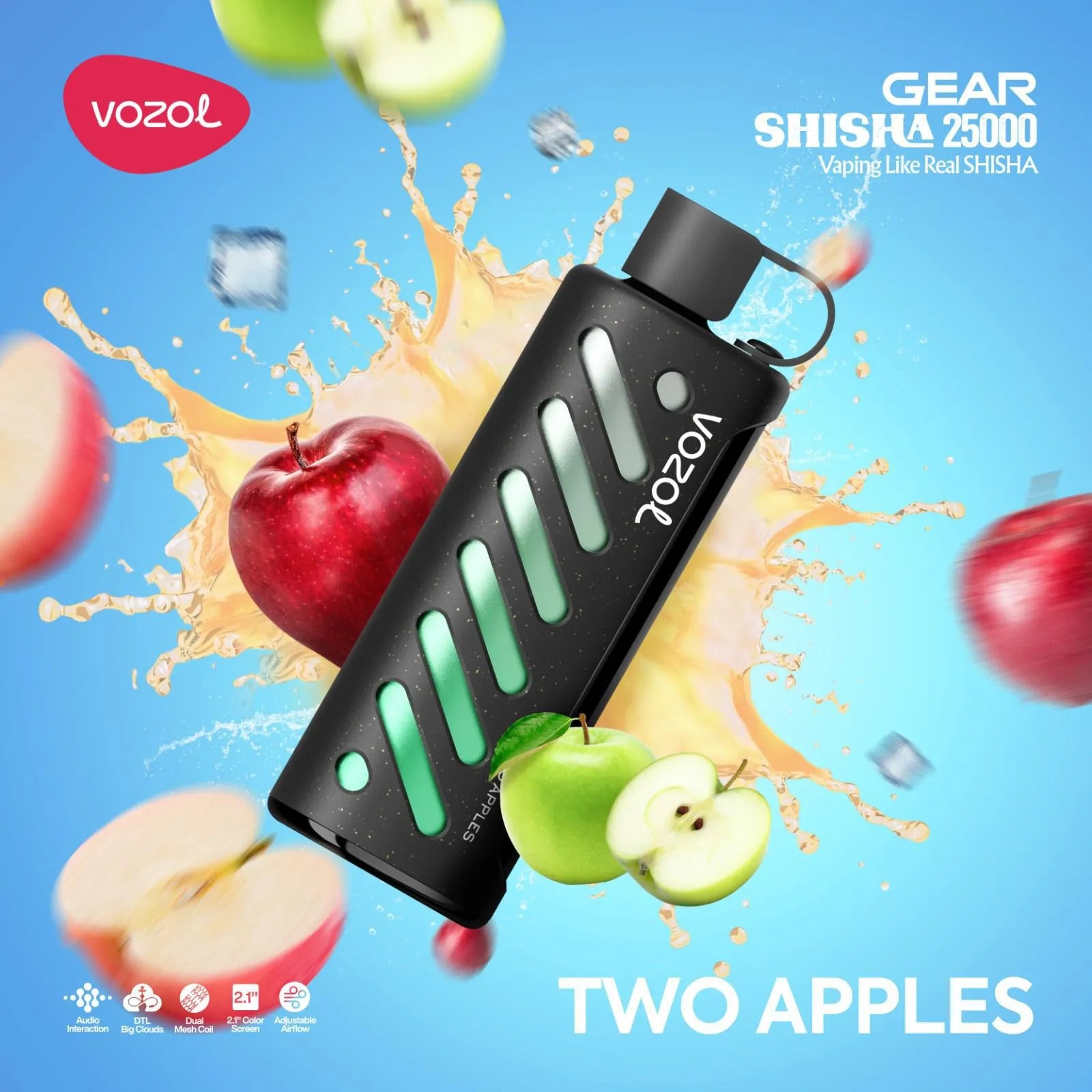 Vozol Gear Shisha 25000 Puffs Vape UAE | Buy Online Dubai
