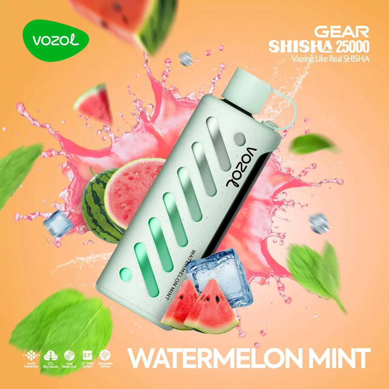 Vozol Gear Shisha 25000 Puffs Vape UAE | Buy Online Dubai