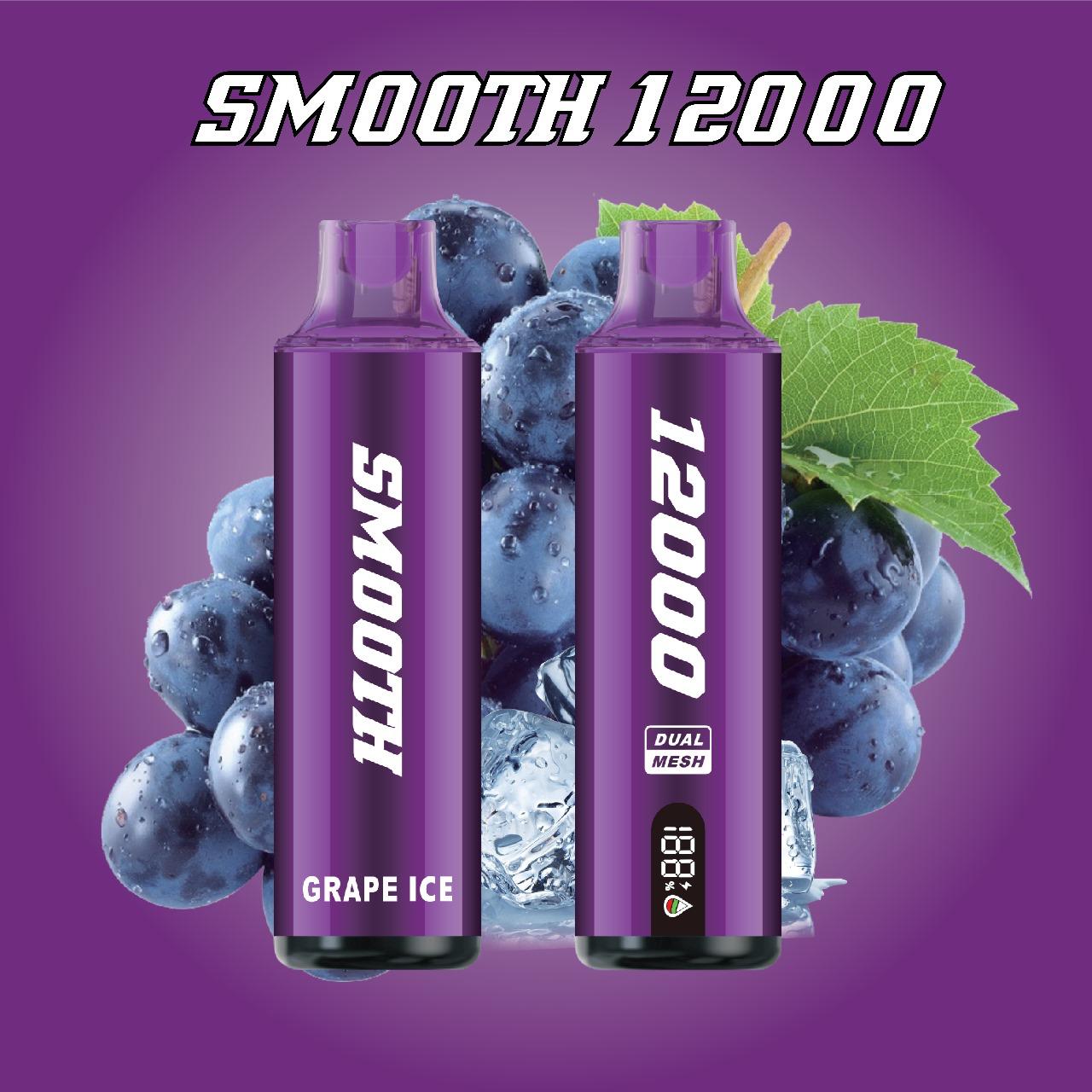 Smooth 12000 Puffs Disposable Vape - Dual Mesh & Smart Display