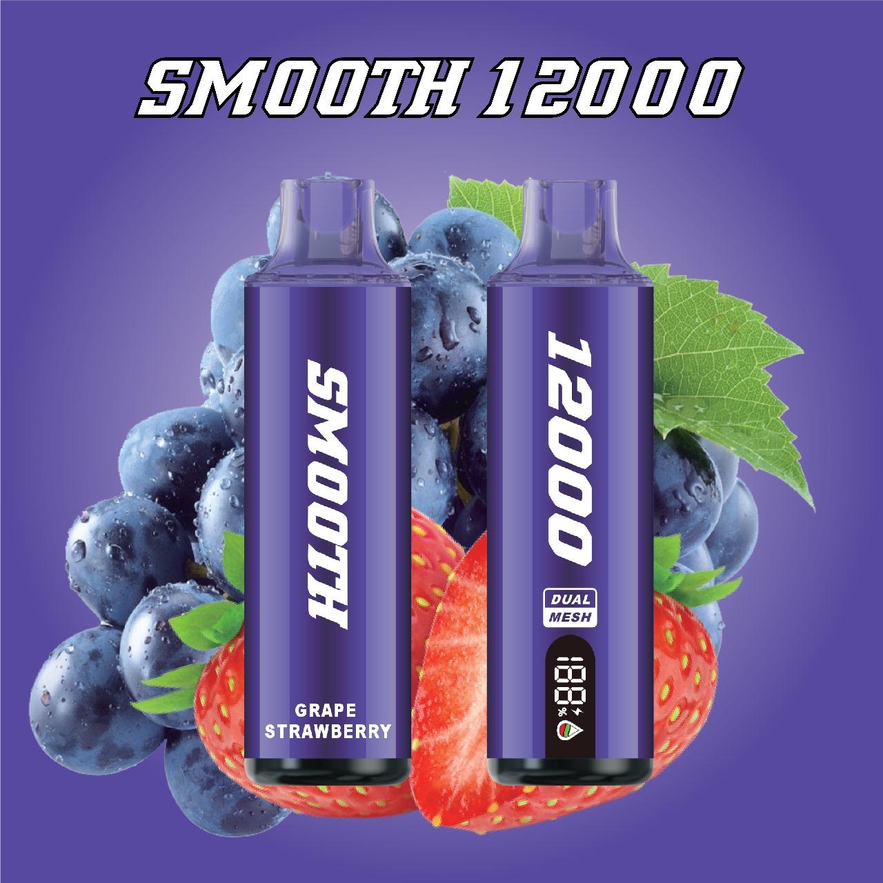 Smooth 12000 Puffs Disposable Vape - Dual Mesh & Smart Display