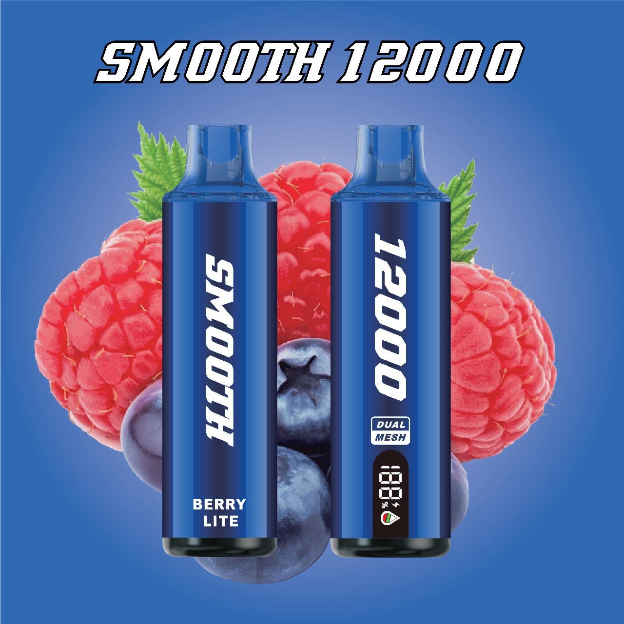 Smooth 12000 Puffs Disposable Vape - Dual Mesh & Smart Display