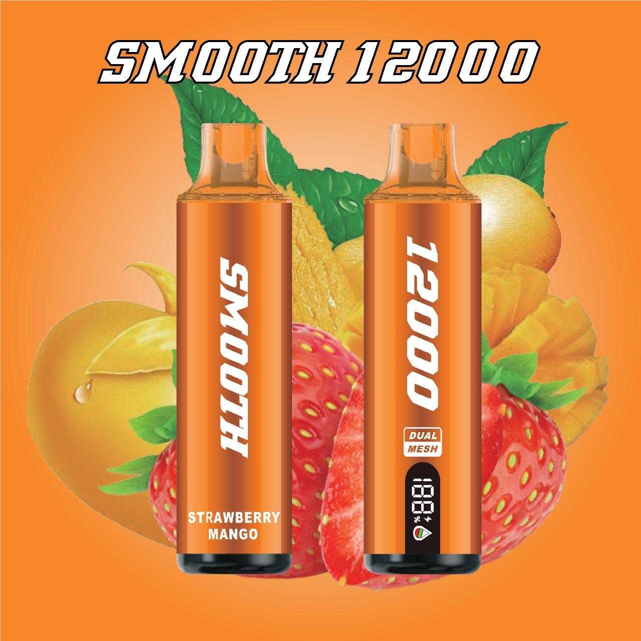 Smooth 12000 Puffs Disposable Vape - Dual Mesh & Smart Display