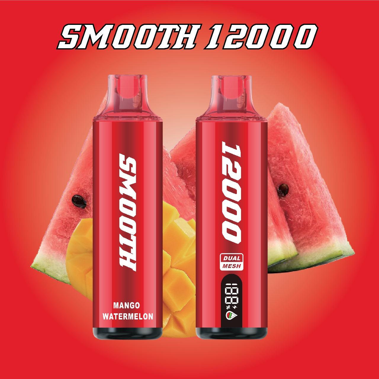 Smooth 12000 Puffs Disposable Vape - Dual Mesh & Smart Display