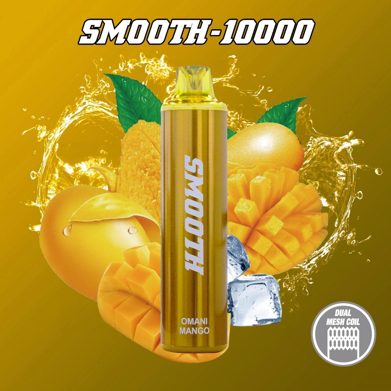 Smooth 10000 Puffs Disposable Vape – Dual Mesh Coil 