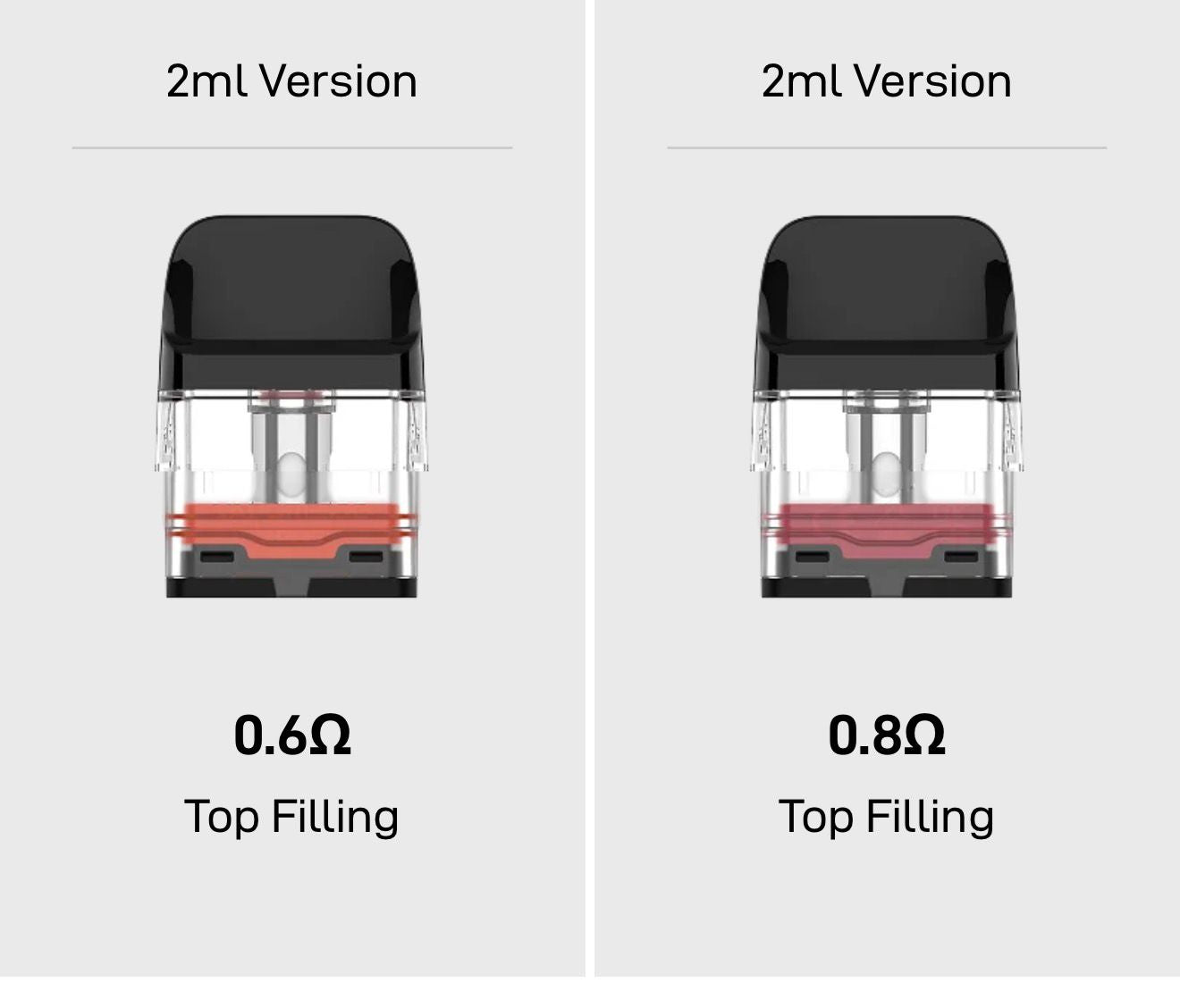 Vaporesso XROS Replacement Pods (4-Pack) – 2ml & 3ml Top-Filling Mesh Cartridges