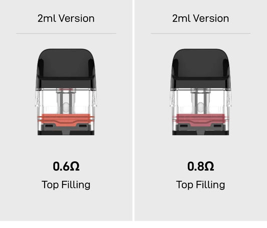 Vaporesso XROS Replacement Pods (4-Pack) – 2ml & 3ml Top-Filling Mesh Cartridges