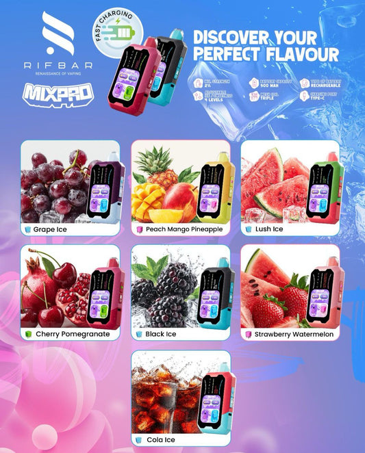 Rifbar Mix Pro Disposable Vape | Buy Online Dubai Vape Magic