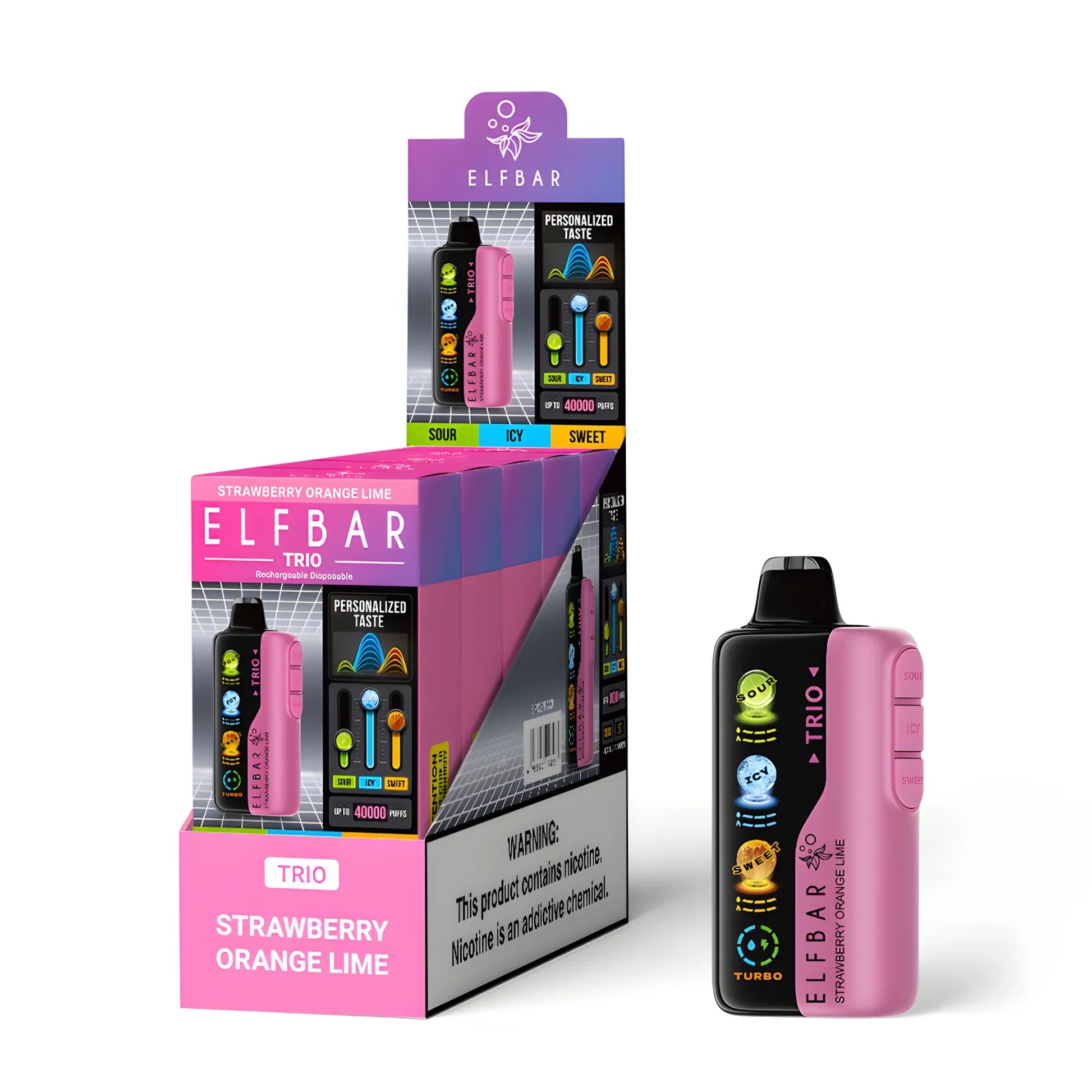 Buy ELFBAR TRIO 40000 Puffs Disposable Vape in Dubai