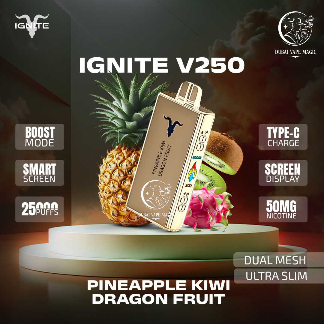 Ignite V250 25000 Puffs in UAE – Premium Disposable Vape Dubai