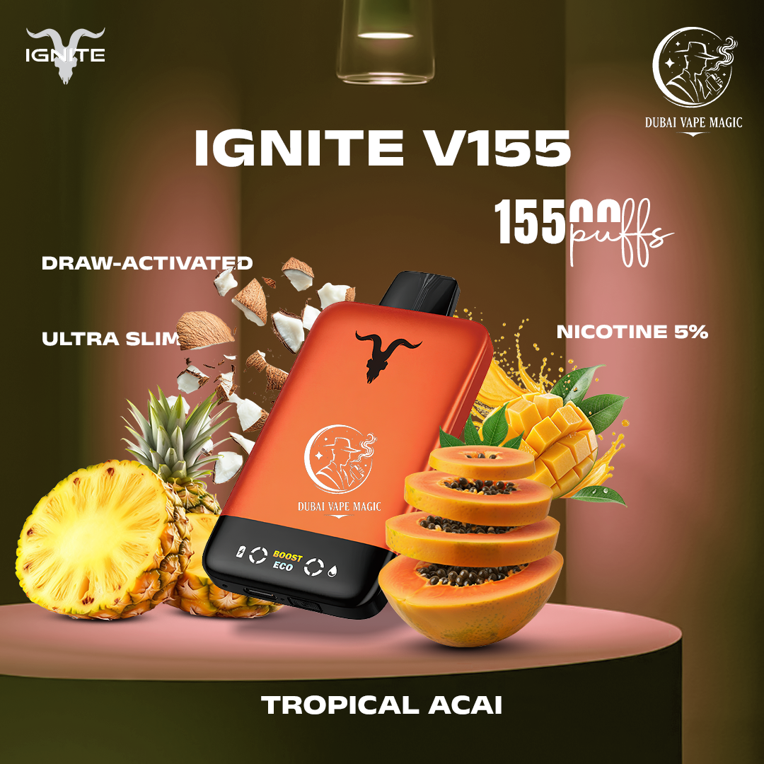 IGNITE V155 Disposable Vape (15500 Puffs) – 5% Nicotine