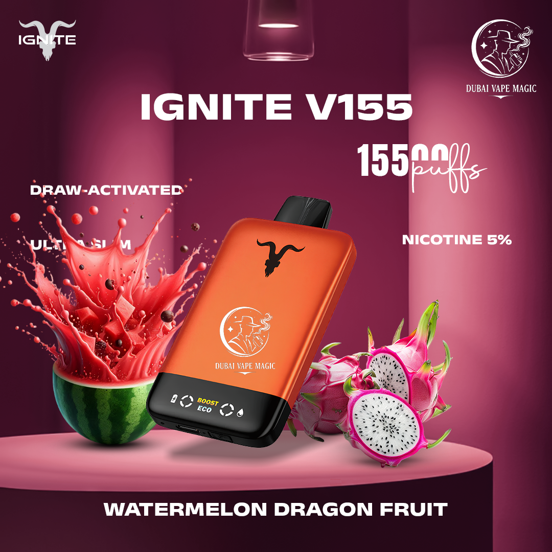 IGNITE V155 Disposable Vape (15500 Puffs) – 5% Nicotine