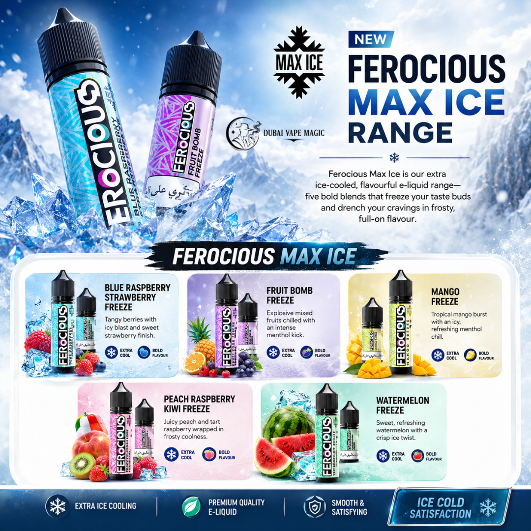 Ferocious Max Ice E-Liquids | Buy Online Dubai Vape Magic