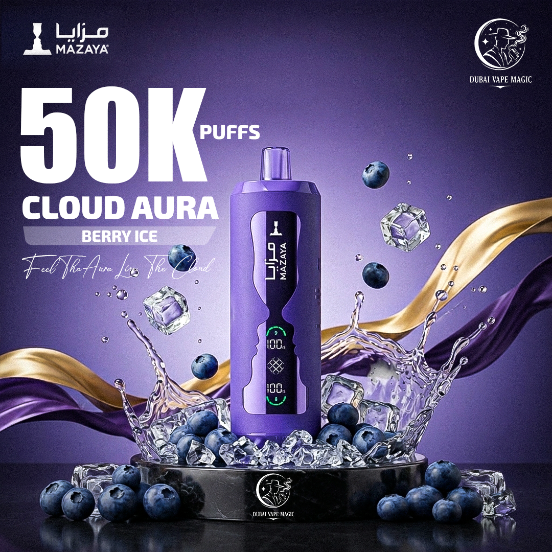 Mazaya Cloud Aura 50000 Puffs Disposable | Dubai Vape Magic