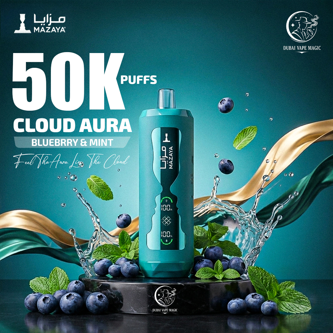 Mazaya Cloud Aura 50000 Puffs Disposable | Dubai Vape Magic