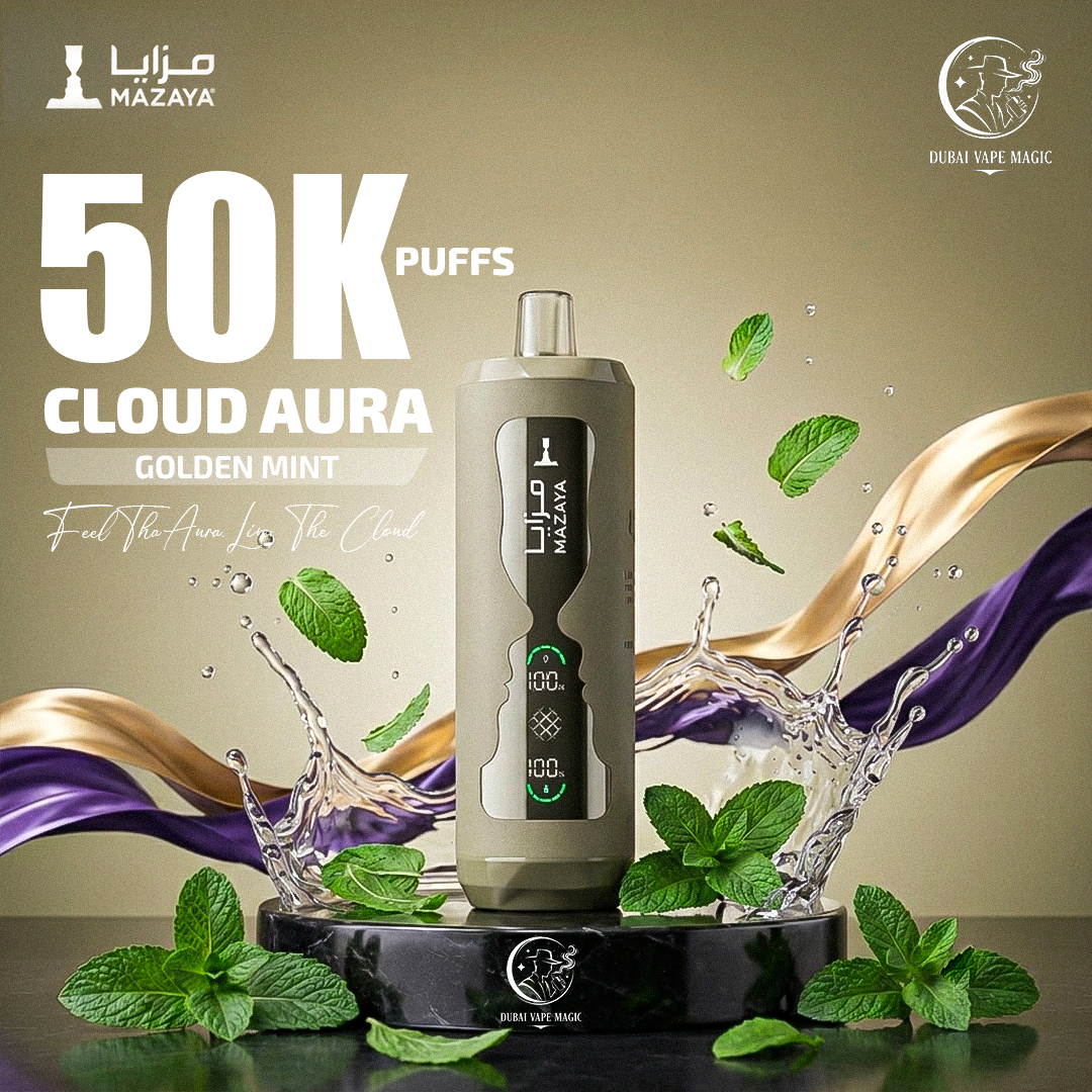 Mazaya Cloud Aura 50000 Puffs Disposable | Dubai Vape Magic