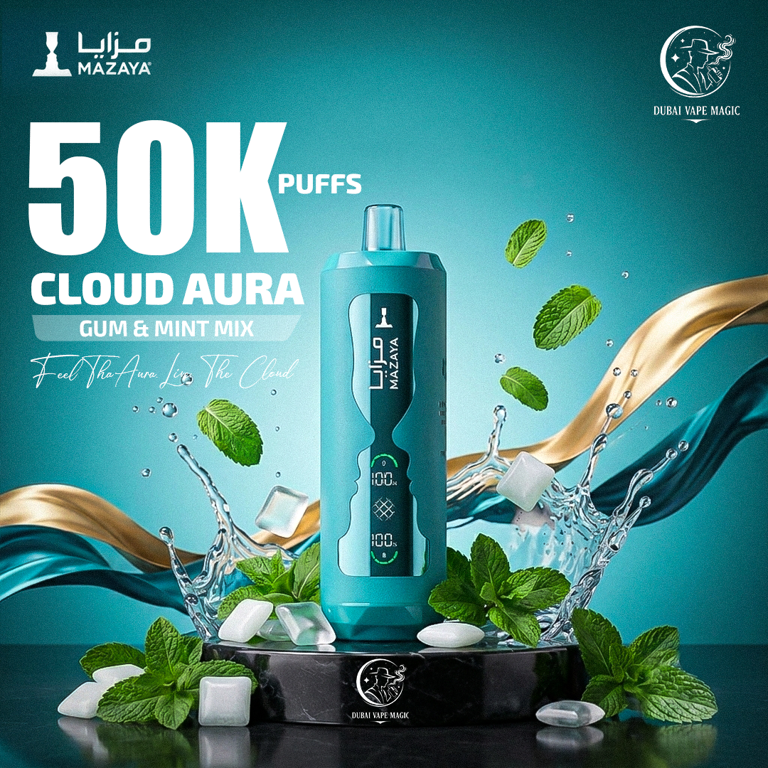 Mazaya Cloud Aura 50000 Puffs Disposable | Dubai Vape Magic