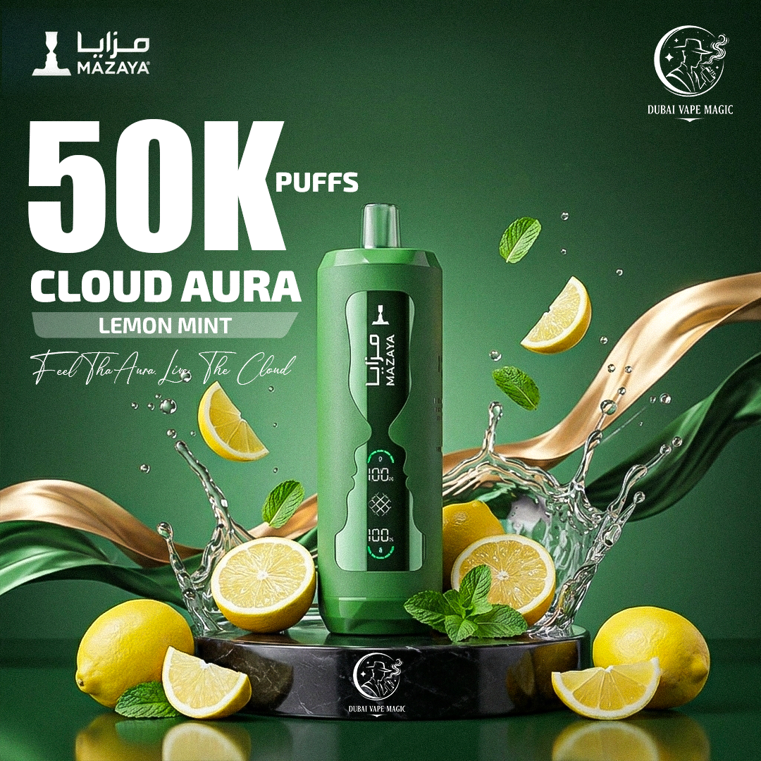 Mazaya Cloud Aura 50000 Puffs Disposable | Dubai Vape Magic