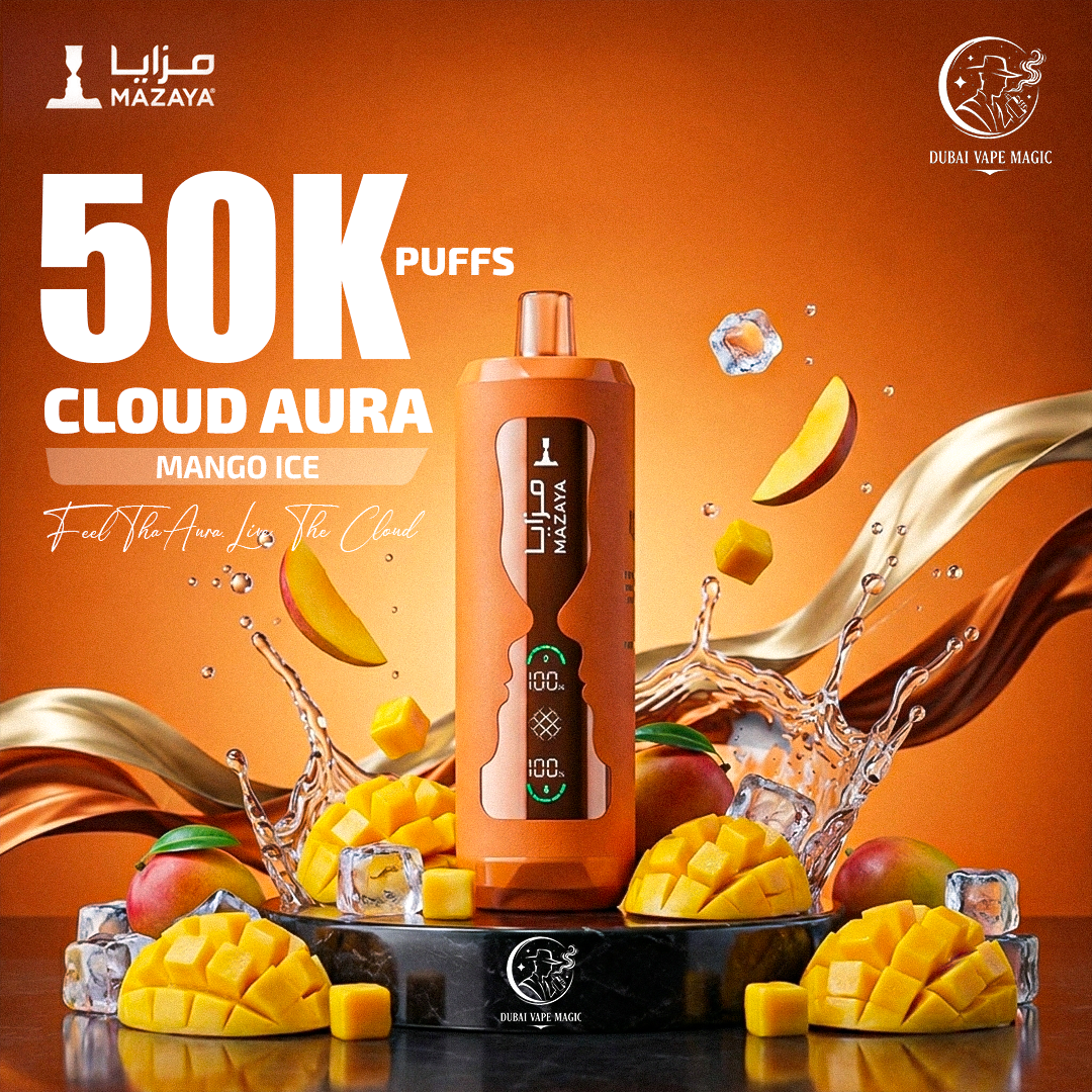 Mazaya Cloud Aura 50000 Puffs Disposable | Dubai Vape Magic