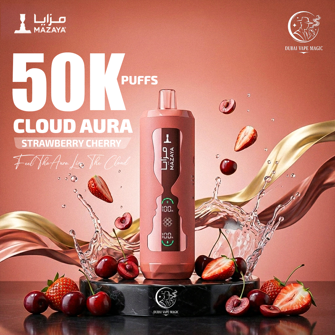 Mazaya Cloud Aura 50000 Puffs Disposable | Dubai Vape Magic