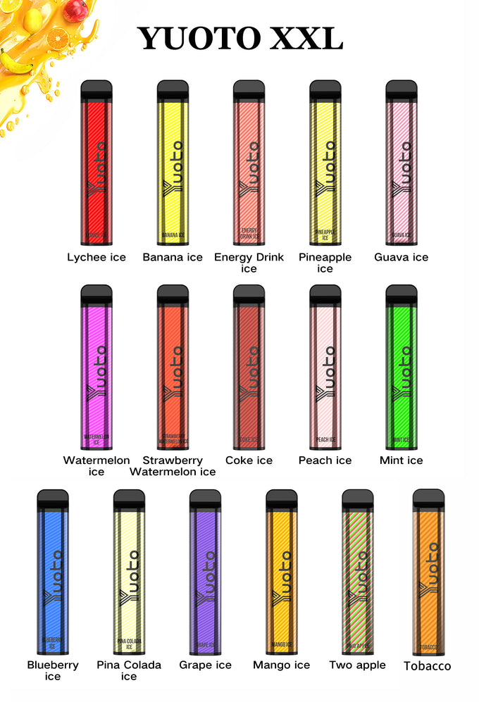 Yuoto XXL Disposable Vape 2500 Puffs in UAE | Buy Online Dubai