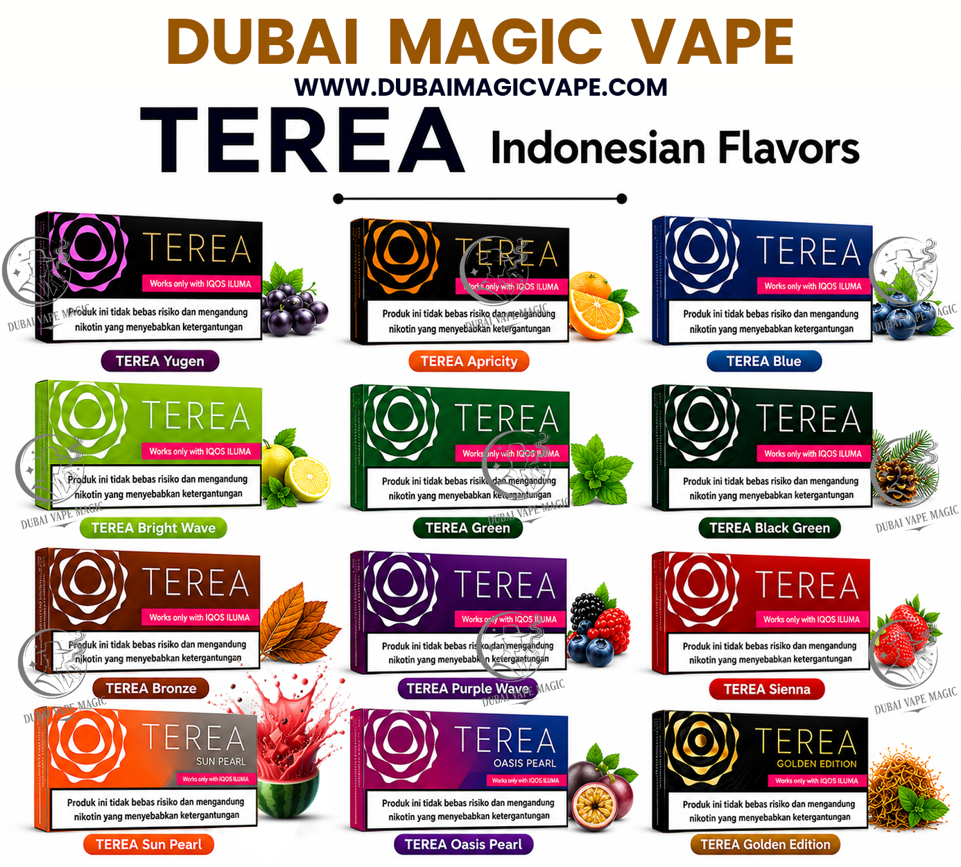 TEREA Indonesian Flavors for IQOS ILUMA in Dubai, UAE