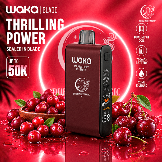 Waka Blade 50000 Puffs Disposable Vape – 28ml E-Liquid & 700mAh Battery